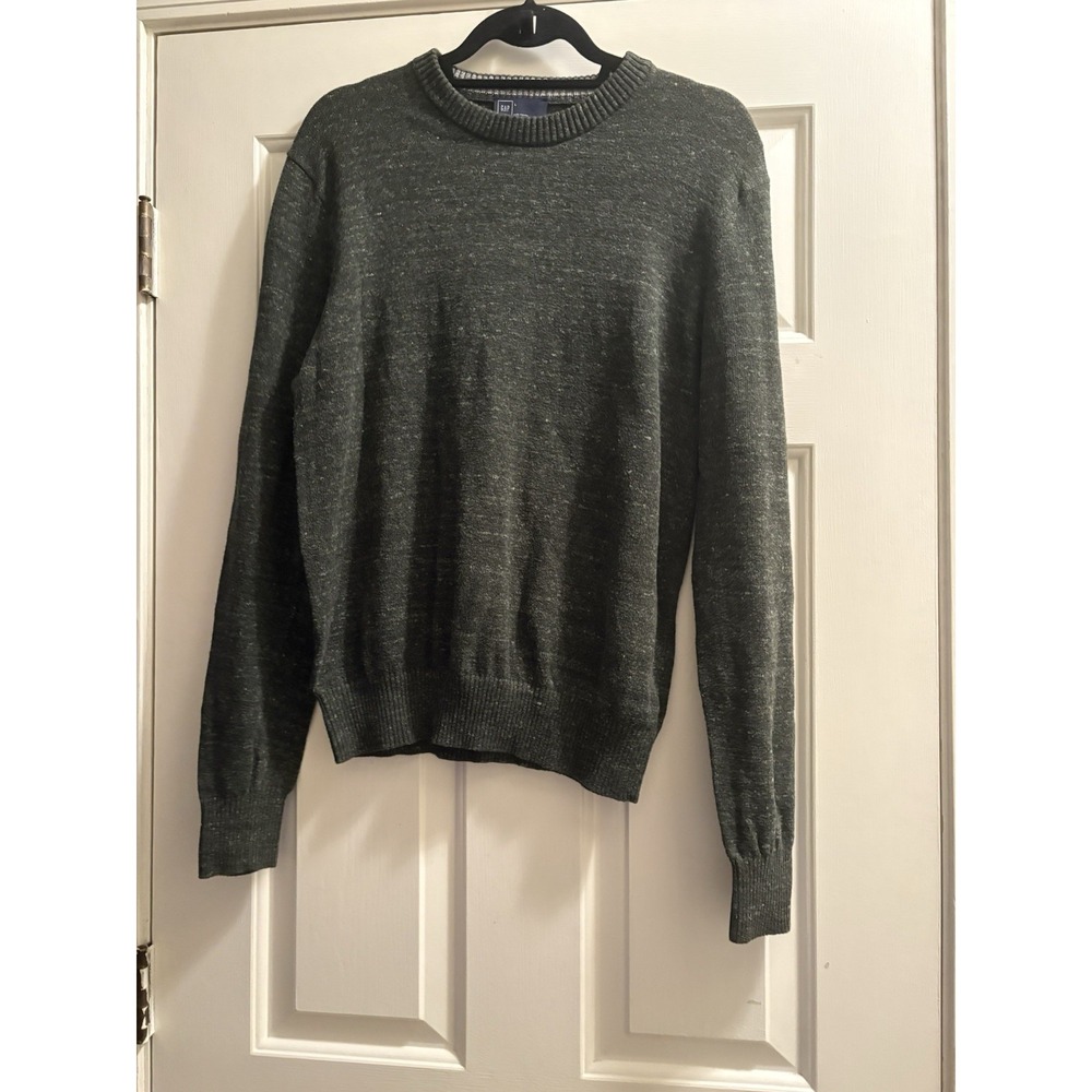 Gap Men's Wool Lightweight Sweater, Size Large, Green
